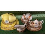 SHELF OF DECORATIVE CHINAWARE, ROYAL GRAFTON CHINAWARE ETC