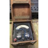 WOOD CASED VOLT METER