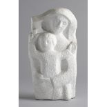 Domhnall Ó Murchadha RHA (1914-1991) MADONNA AND CHILD, 1990 marble; (unique) signed lower right