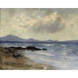William Percy French (1854-1920) COASTAL SCENE watercolour signed lower left 5 by 6in. (12.7 by 15.