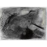 Anita Shelbourne RHA (b.1938) TARA LISMULLEN charcoal signed lower left; titled lower right; with
