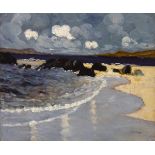 Grace Henry HRHA (1868-1953) LITTLE WAVES, ACHILL, 1915-19 oil on canvas signed lower right 15 by