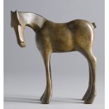 Anthony Scott (b.1968) HORSE bronze: (no. 5 from an edition of 6) signed and numbered on underside