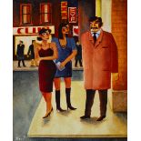 Graham Knuttel (b.1954) CLUB EVE oil on canvas signed lower left 22 by 18in. (55.9 by 45.7cm)