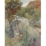 Mildred Anne Butler RWS (1858-1941) POPPIES watercolour signed lower right; bearing Spence's Gallery