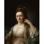 Nathaniel Hone RA (1718-1784) PORTRAIT OF A LADY SAID TO BE ANN GARDINER (1746-1810) oil on canvas