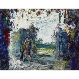 Jack Butler Yeats RHA (1871-1957) RUSTY GATES, 1948 oil on board signed lower left; titled on