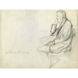 John Butler Yeats RHA (1839-1922) GREAT UNCLE pencil inscribed lower left 6.75 by 9.25in. (17.1 by