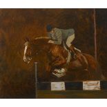 Basil Blackshaw HRHA RUA (1932-2016) EDDIE MACKEN ON ROYAL LION, 1970