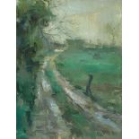 Paul Kelly (b.1968) MISTY LANE, 1990 oil on canvas signed and dated lower right 16 by 12in. (40.6 by