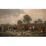 After Henry Calvert (1798-1869) THE CHESHIRE HUNT coloured engraving 19.25 by 31.50in. (48.9 by