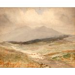 Joseph William Carey RUA (1859-1937) WEST OF IRELAND LANDSCAPE watercolour signed lower left,