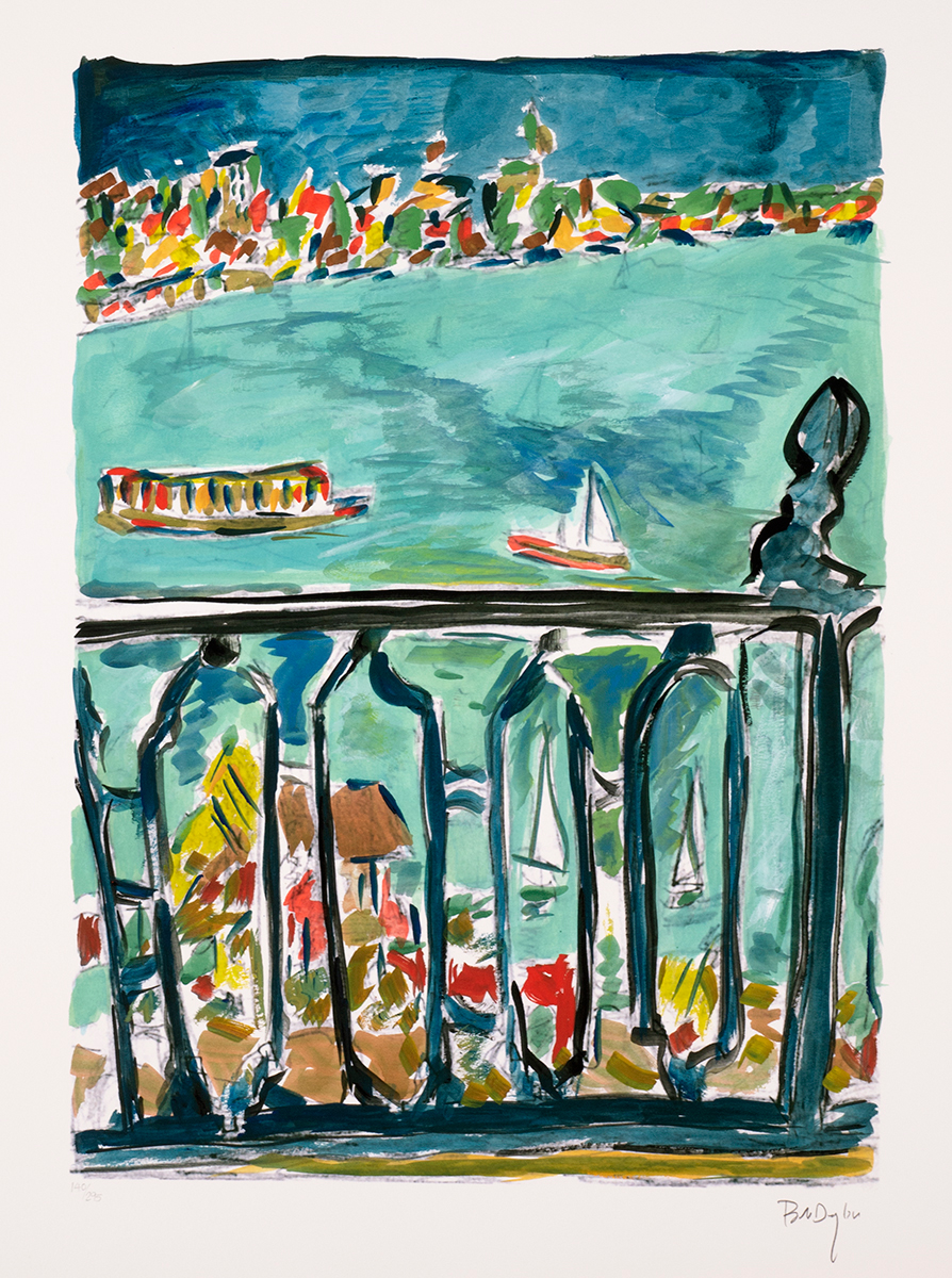 Bob Dylan (b.1941) VISTA FROM BALCONY [DRAWN BLANK SERIES] giclée print on Hahnemüle Museum