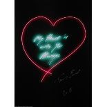 Tracey Emin CBE, RA (b.1963) MY HEART IS WITH YOU ALWAYS, 2015 offset lithograph in colours on