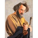 J. McCartney JUDAS FROM OBERAMMERGAU, 1961 oil on canvas signed and dated lower right; titled on