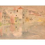Lilian Lucy Davidson ARHA (1893-1954) ON THE RIVER, SLIGO, 1930 watercolour inscribed on Water