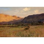 James Humbert Craig RHA RUA (1877-1944) GLENARIFF, COUNTY ANTRIM oil on panel signed lower left;