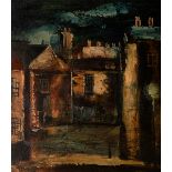 Daniel O'Neill (1920-1974) LONDON STREET oil on canvas signed lower right; original label