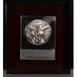 Salvador Dali (Spanish, 1904-1989) LE FECUNDIDAD, 1977 silver relief plaque; (numbered 1666) 8.50 by