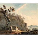 John Henry Campbell (1757-1828) DALKEY ISLAND FROM KILLINEY, COUNTY DUBLIN, 1808 watercolour