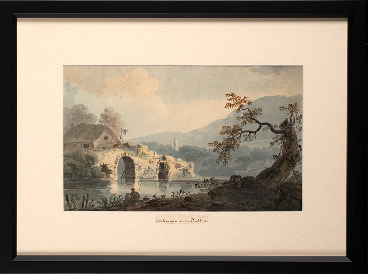 John Henry Campbell (1757-1828) STILLORGAN, NEAR DUBLIN, 1808 watercolour signed and dated lower - Image 2 of 3