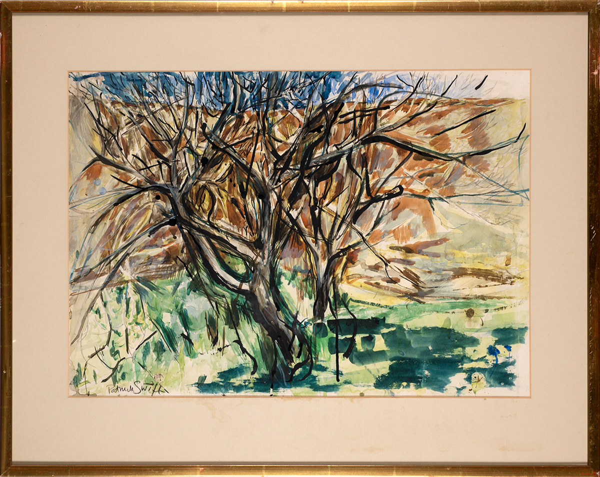 Patrick Swift (1927-1983) TREE watercolour signed lower left 17 by 24in. (43.2 by 61cm) 24.25 by - Image 2 of 4