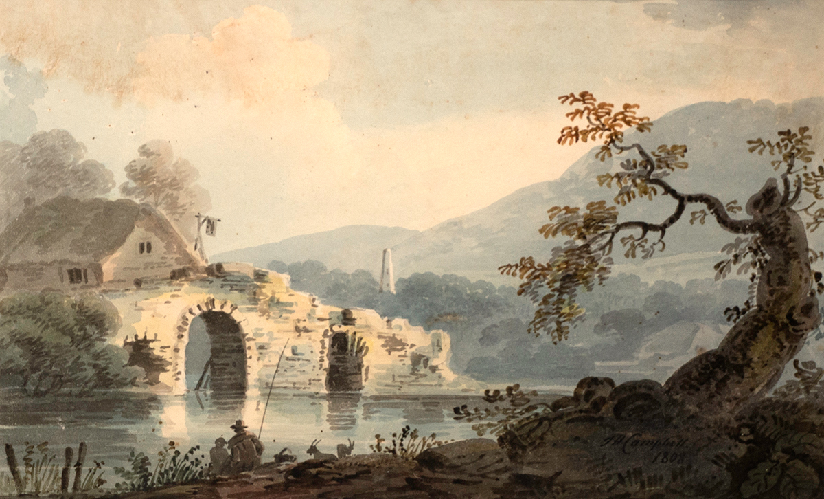 John Henry Campbell (1757-1828) STILLORGAN, NEAR DUBLIN, 1808 watercolour signed and dated lower