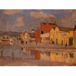 Edward Morland Lewis (Welsh, 1903-1943) UNION QUAY, CORK, c. 1937 oil on canvas inscribed on