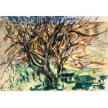 Patrick Swift (1927-1983) TREE watercolour signed lower left 17 by 24in. (43.2 by 61cm) 24.25 by