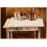 John Behan RHA (b.1938) BOTTLES etching; (no 12 from an edition of 12) signed lower right;