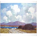 1950s - 1960s Paul Henry poster for Bord Failte. A poster featuring a Connemara landscape by Paul