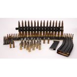 1970s to 1990s ammunition recovered from IRA in Northern Ireland A collection including machine