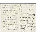 1917 (28-30 August). Letters from Austin Stack and Joseph Foley, regarding Thomas Ashe imprisonment.