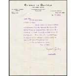 1917 (31 July) letter from Sean T. O'Kelly, Rising veteran and later President of Ireland.