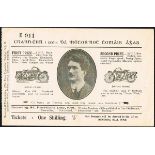 1918 (17 March). Thomas Ashe motor cycles raffle ticket The raffle was to take place on St.