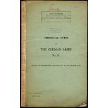 1940 (March) Periodical Notes on The German Army No. 13 with Irish Department of Defence and British