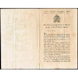 1798. Proclamation: "The General, Commanding the French Army, to the People of Ireland" issued by