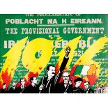 1916 75th Anniversary limited edition print by Robert Ballagh. Giclee print signed and numbered by