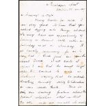 1917 (28 June) letter from Michael Collins to Thomas Ashe. An important letter, entirely in Collins'