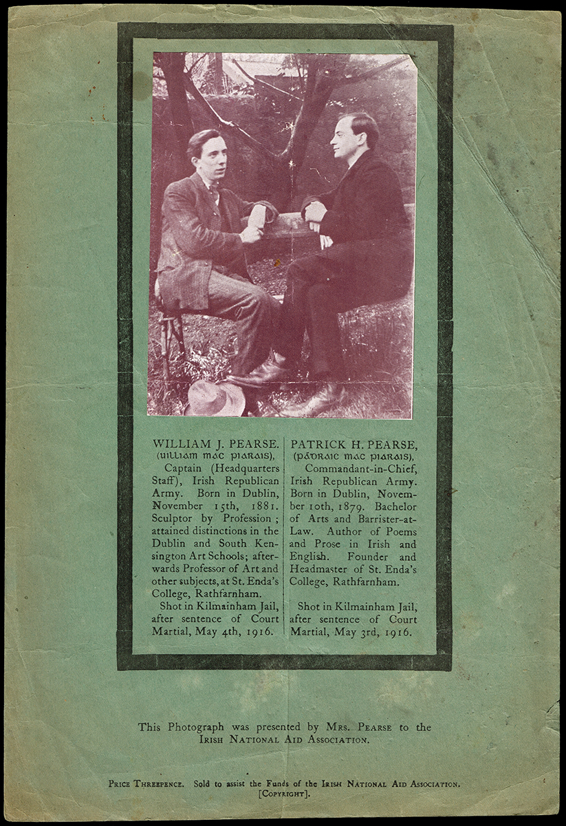 1916-22 collection of interesting ephemera. (10) Includes In Memoriam cards for Sean MacDermott,