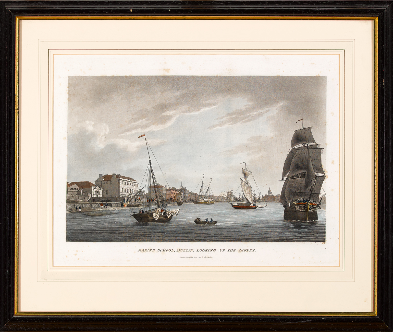 James Malton (1761-1803) A PICTURESQUE AND DESCRIPTIVE VIEW OF THE CITY OF DUBLIN (COLLECTION OF - Image 20 of 51