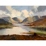 George K. Gillespie RUA (1924-1995) GLENVEAGH NATIONAL PARK, COUNTY DONEGAL oil on canvas signed