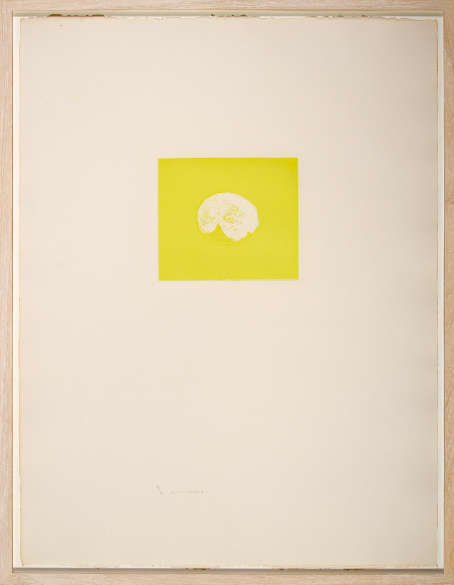 Louis le Brocquy HRHA (1916-2012) NO LEMON, 1974 Intaglio print on paper; (no. 57 from an edition of - Image 2 of 4