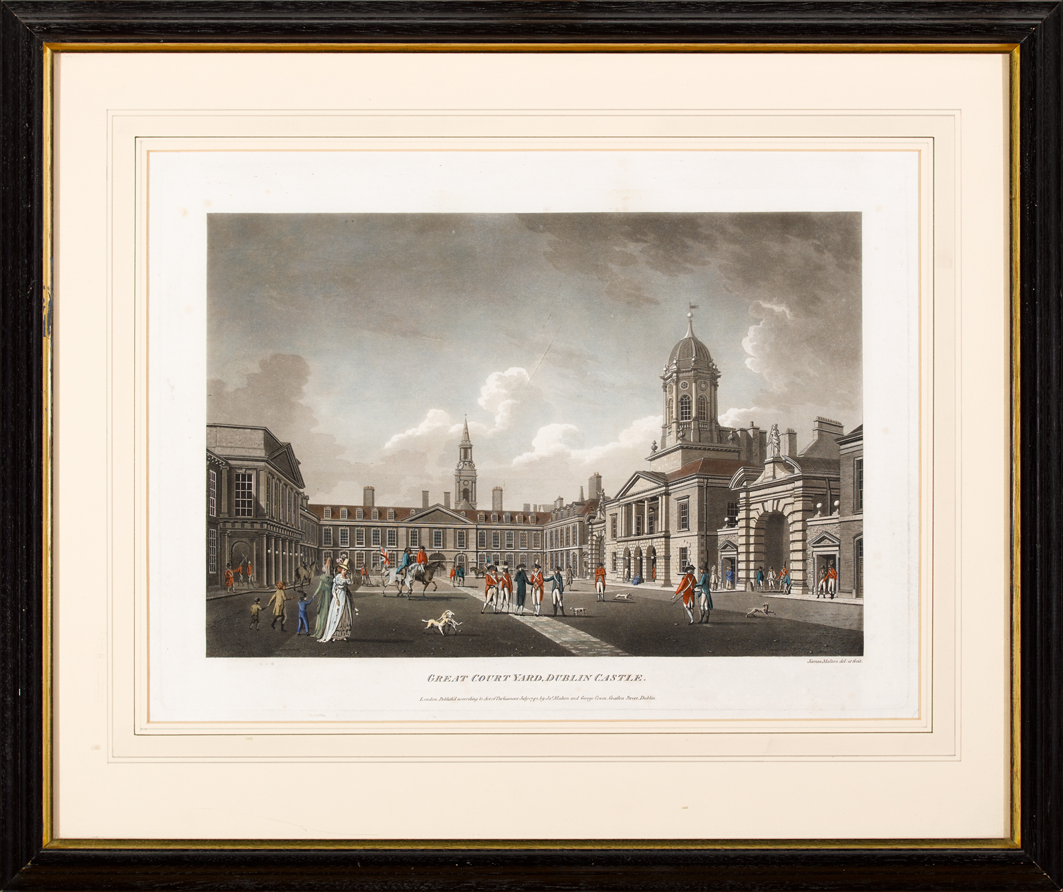 James Malton (1761-1803) A PICTURESQUE AND DESCRIPTIVE VIEW OF THE CITY OF DUBLIN (COLLECTION OF - Image 24 of 51