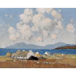 Paul Henry RHA (1876-1958) A SUNNY DAY, CONNEMARA, c.1940 oil on canvas signed lower right 16 by