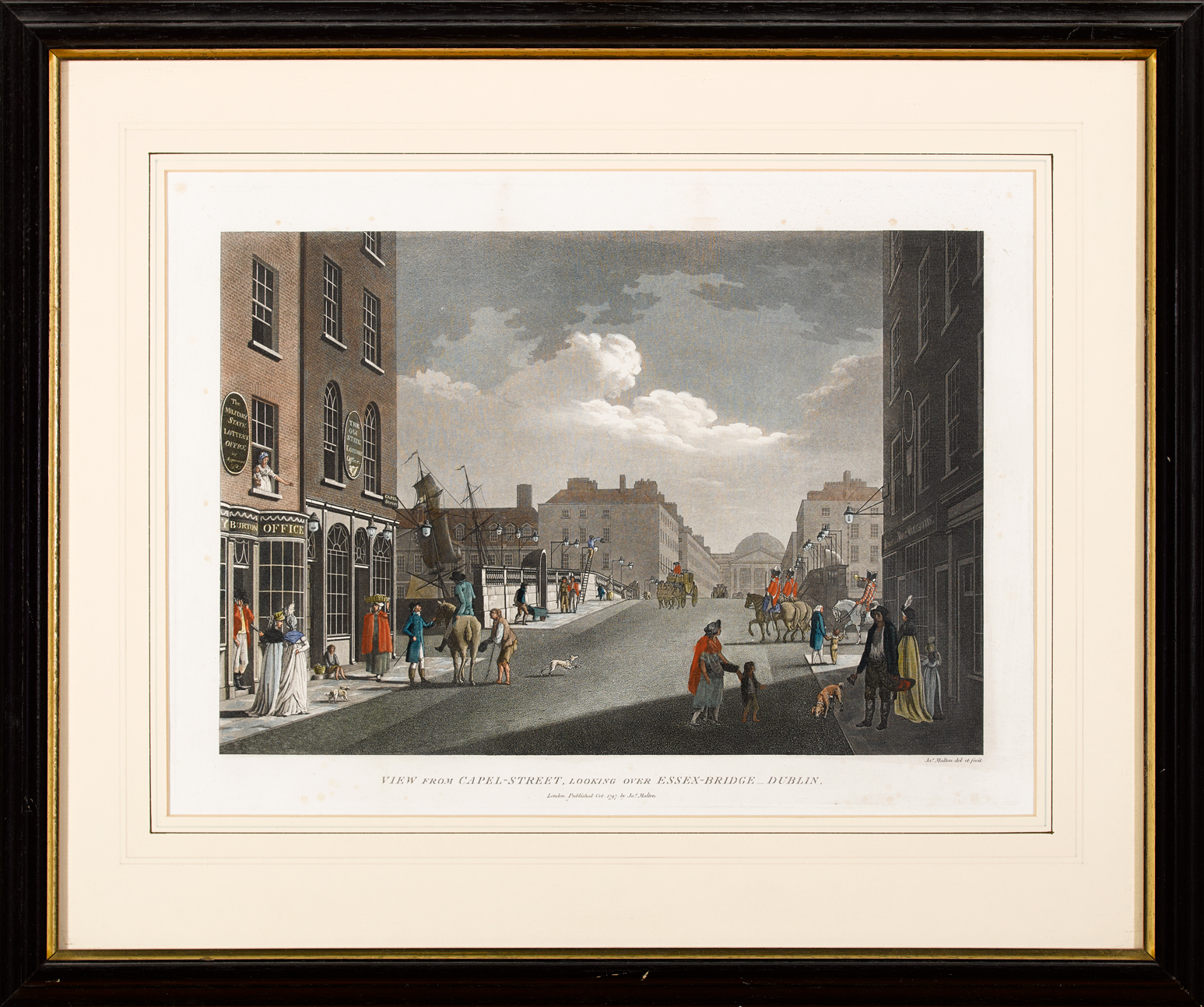 James Malton (1761-1803) A PICTURESQUE AND DESCRIPTIVE VIEW OF THE CITY OF DUBLIN (COLLECTION OF - Image 18 of 51