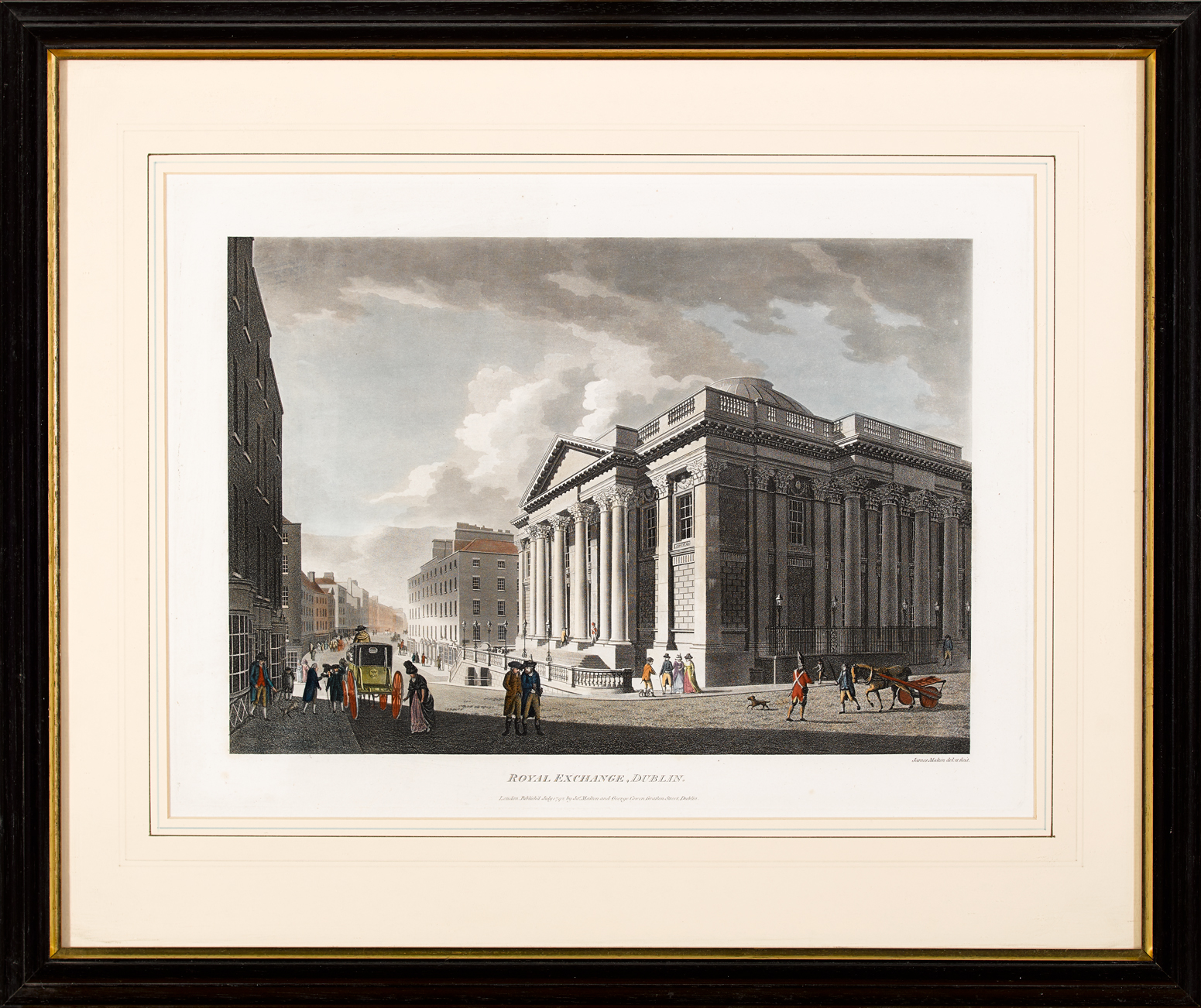 James Malton (1761-1803) A PICTURESQUE AND DESCRIPTIVE VIEW OF THE CITY OF DUBLIN (COLLECTION OF - Image 46 of 51