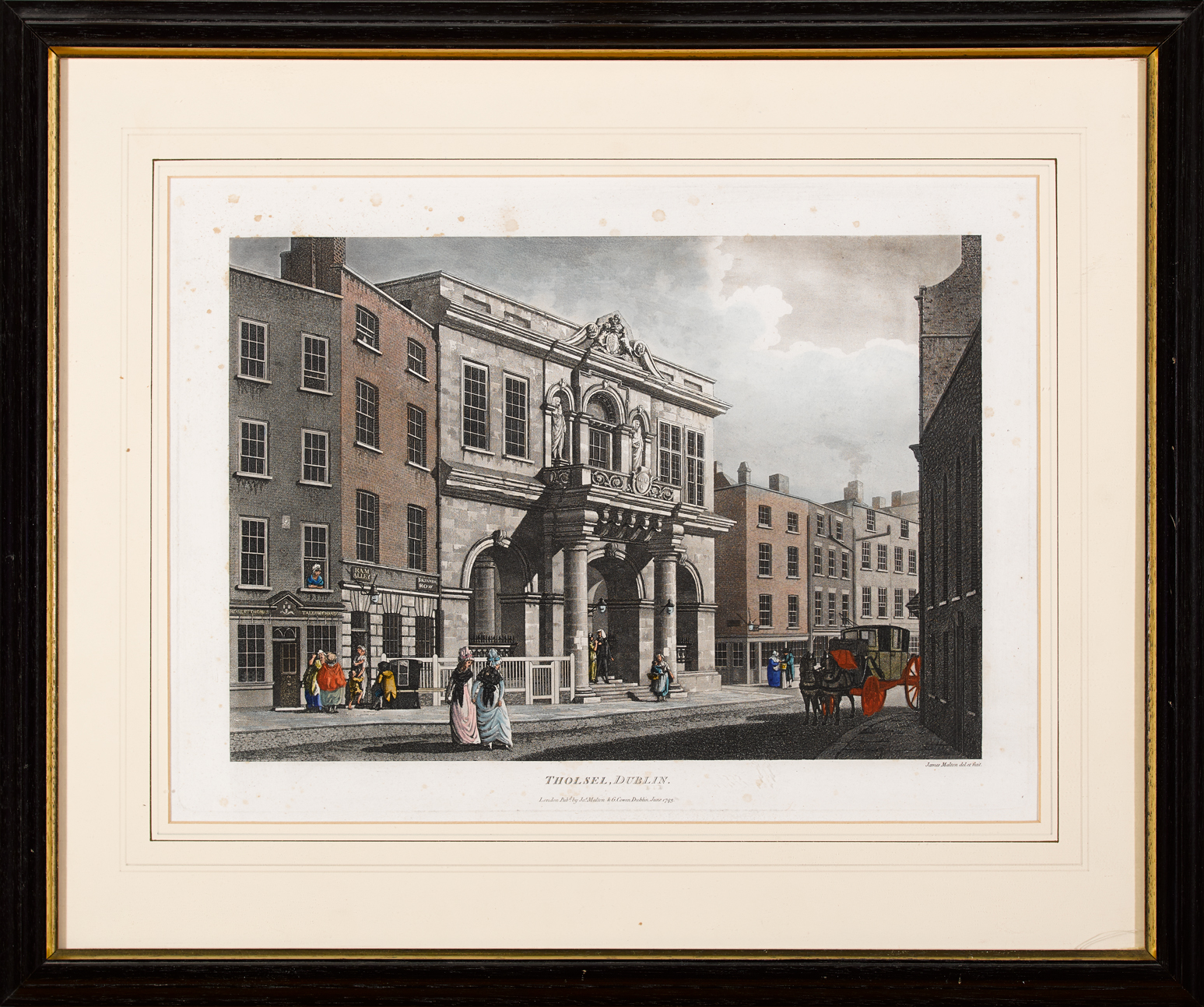 James Malton (1761-1803) A PICTURESQUE AND DESCRIPTIVE VIEW OF THE CITY OF DUBLIN (COLLECTION OF - Image 8 of 51