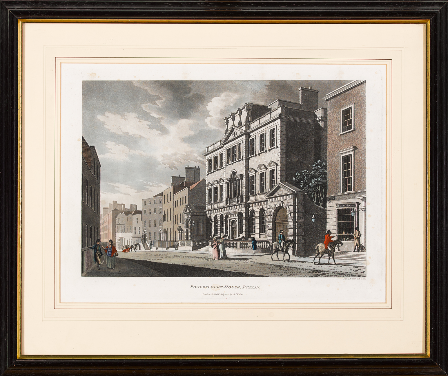 James Malton (1761-1803) A PICTURESQUE AND DESCRIPTIVE VIEW OF THE CITY OF DUBLIN (COLLECTION OF - Image 32 of 51