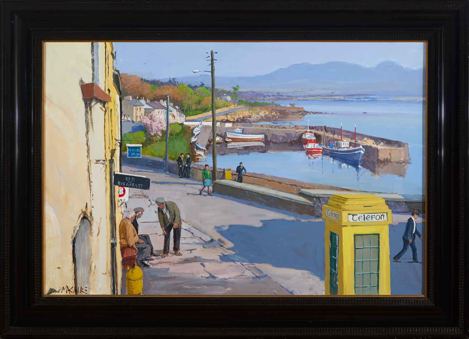 Cecil Maguire RHA RUA (1930-2020) SPRINGTIME IN ROUNDSTONE, COUNTY GALWAY oil on board signed - Image 2 of 5